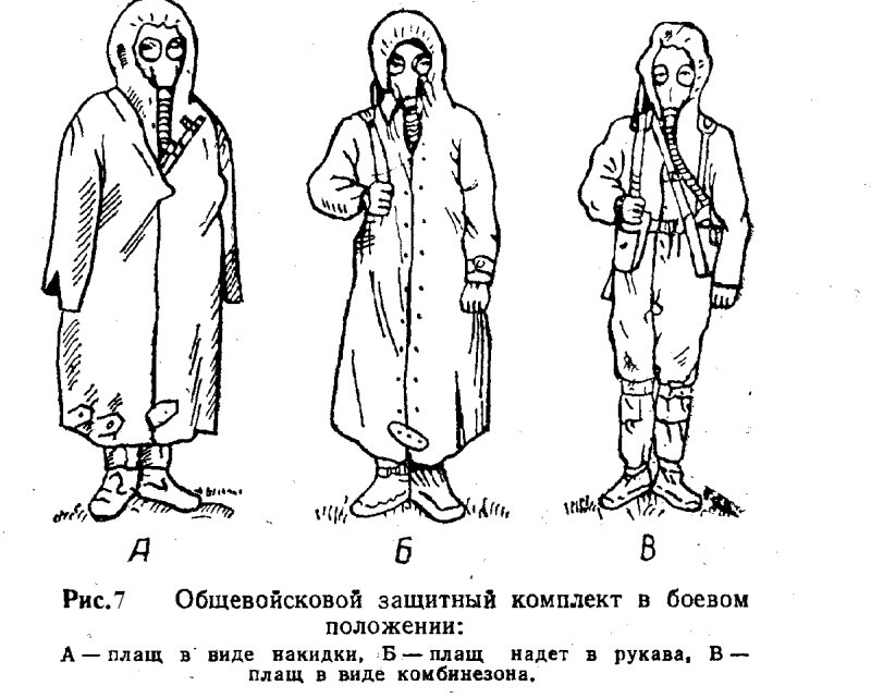Защитный костюм л-1 и общевойсковой защитный комплект ОЗК