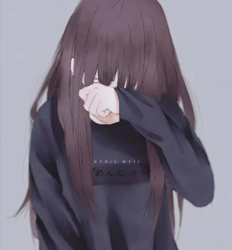 Плачущие аниме девушки