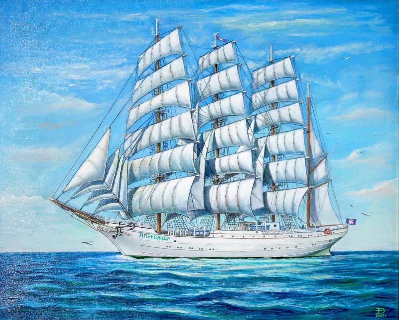 Корабль рисунок