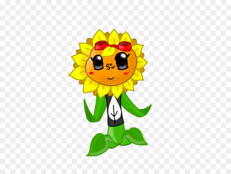PVZ Heroes подсолнух