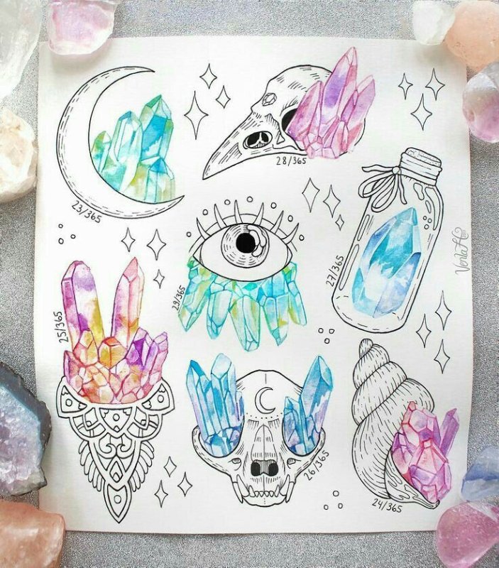 Маленькие рисунки для скетчбука