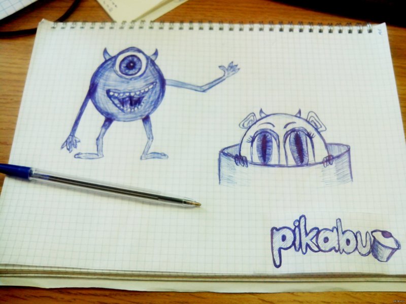 Рисунки ручкой