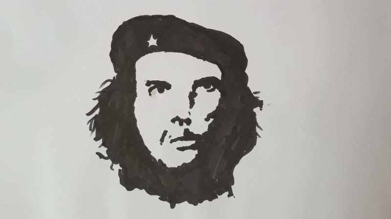 Че Гевара карандашом