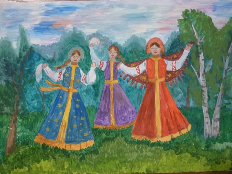 Праздник Троица для детей