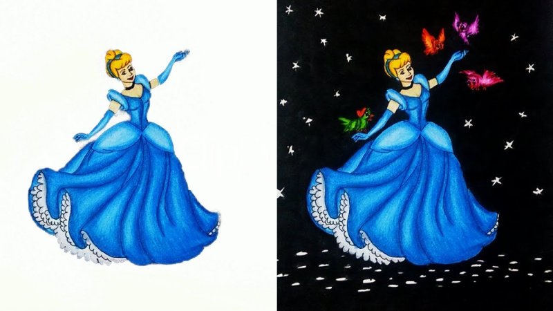 Золушка рисунок