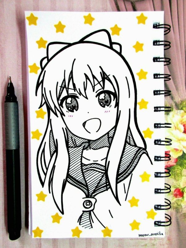 Идеи для скетчбука аниме