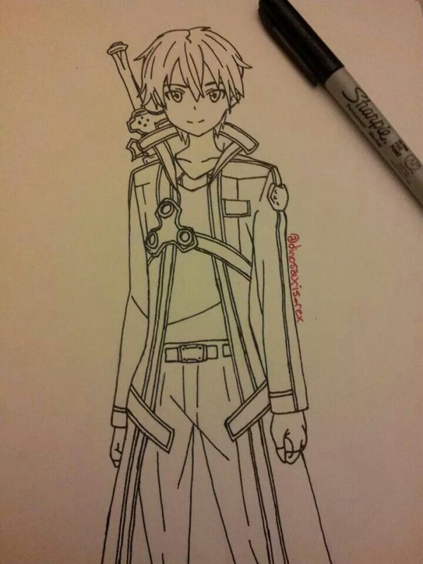 Рисовать Кирито