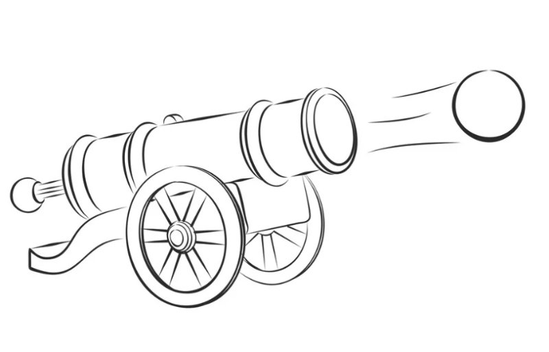Рисунок царь пушки