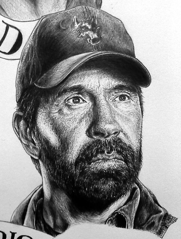 Чак Норрис портрет