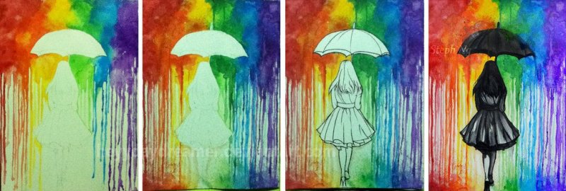 Рисунки гуашью