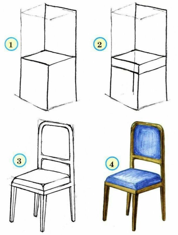 Стул рисунок
