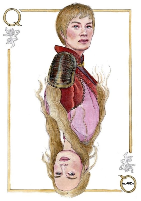 Серсея Ланнистер карандашом