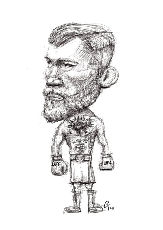 Connor MCGREGOR рисунок