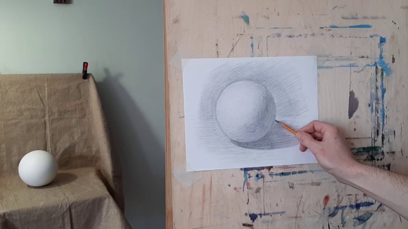 Шар для рисования с натуры