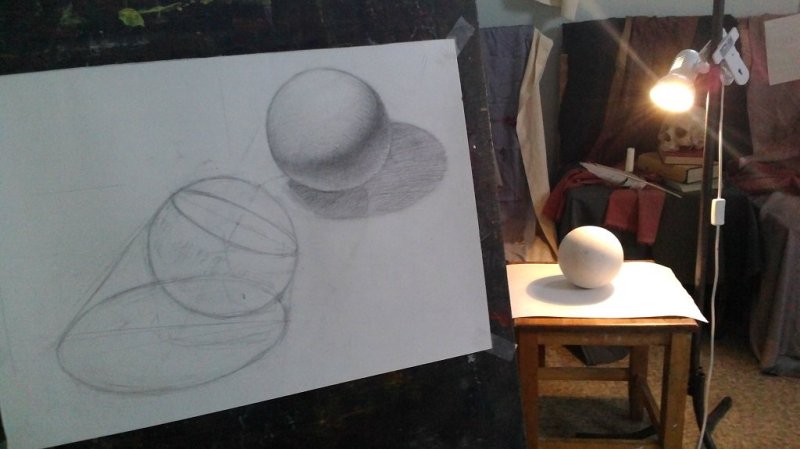 Гипсовые фигуры для рисования постановка