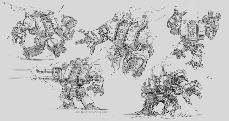 Warhammer 40000 дредноут