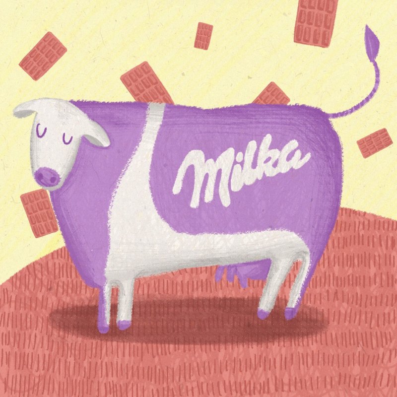 Милка шоколад корова