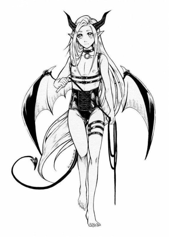 Суккуб Lineart