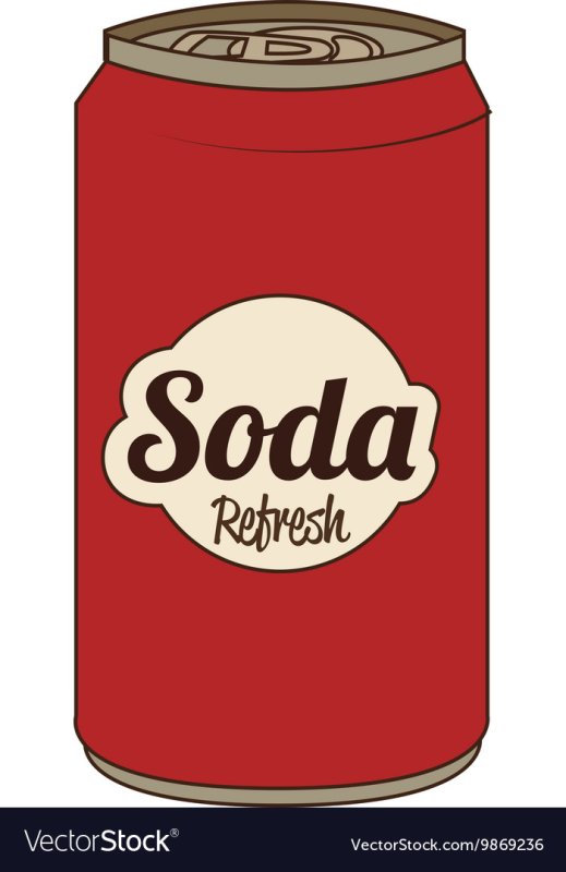 Soda can vector