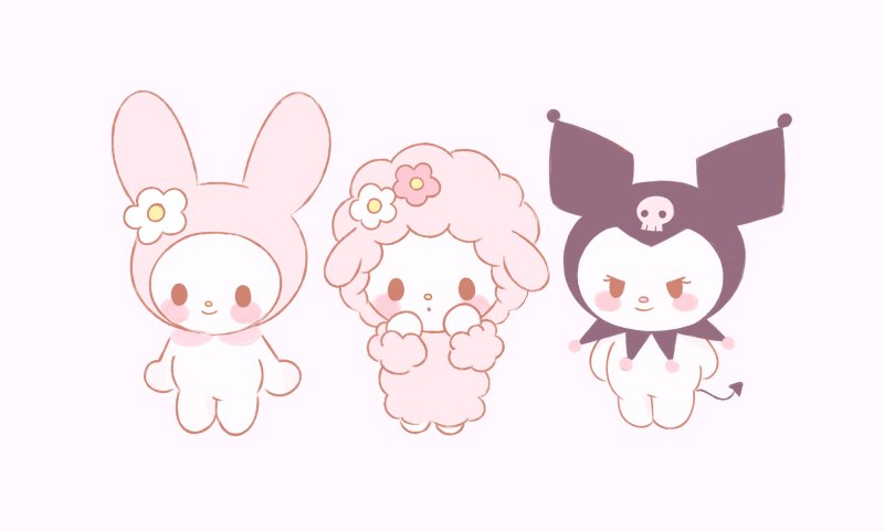 Куроми арт hello kitty