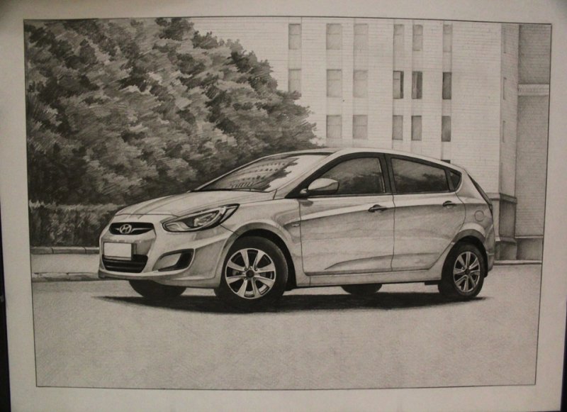 Hyundai Solaris 2014 рисунки