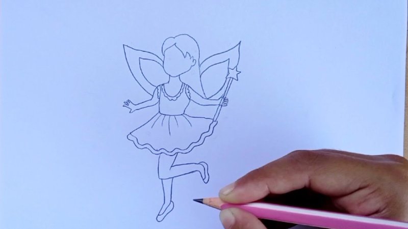 Фея карандашом