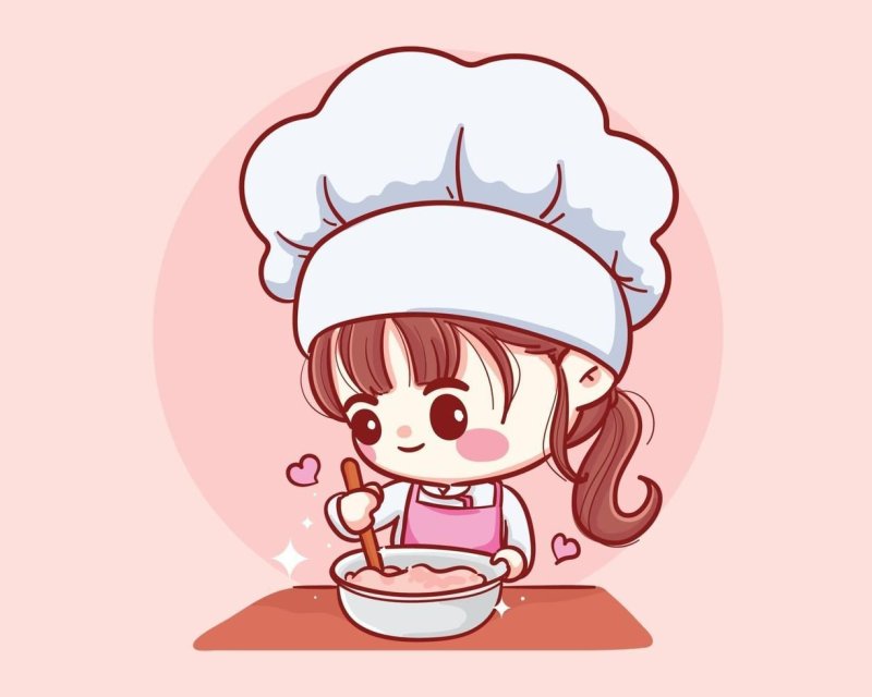 Повар рисунок