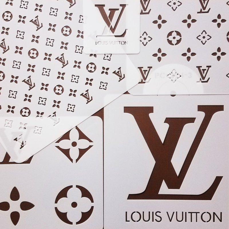 Louis Vuitton трафарет