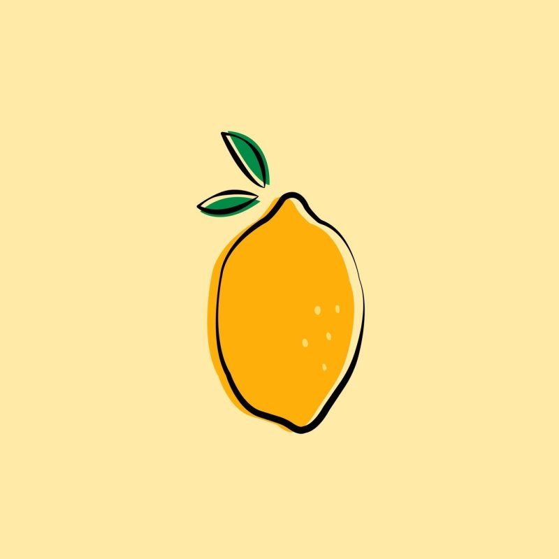 Лимон арт