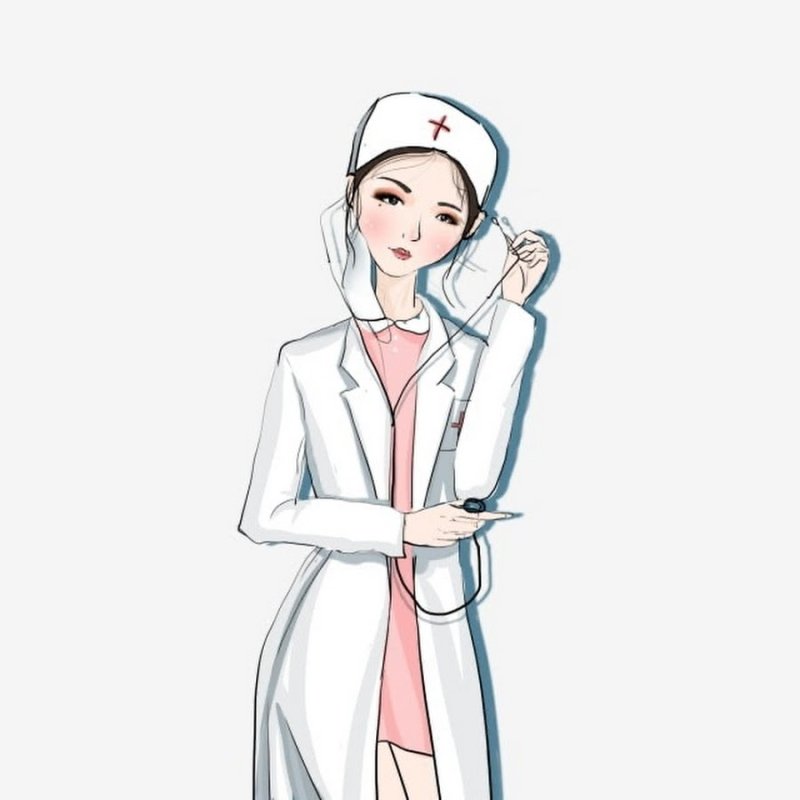 Девушка врач рисунок