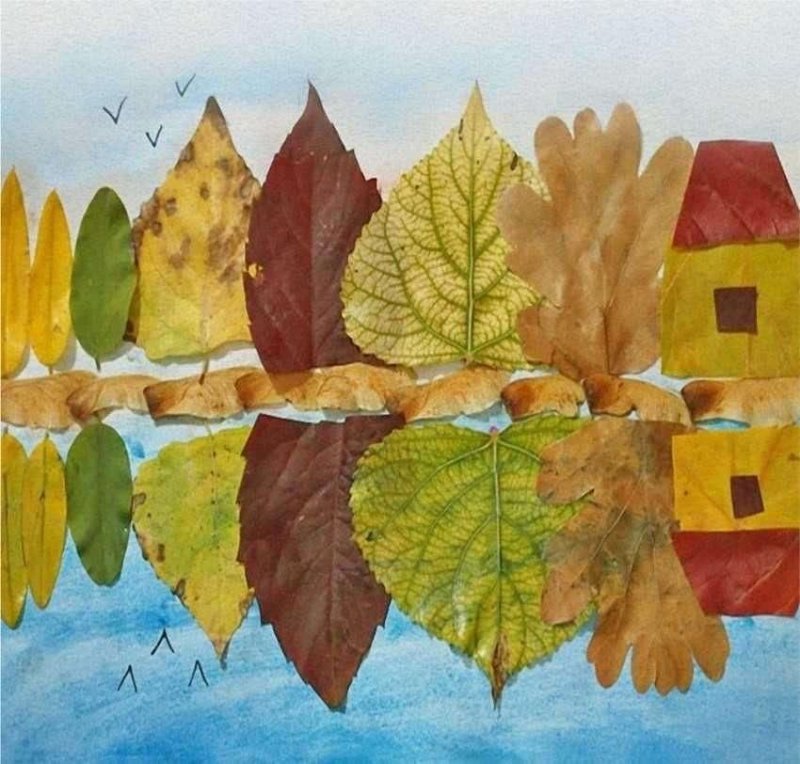 Поделки из листьев