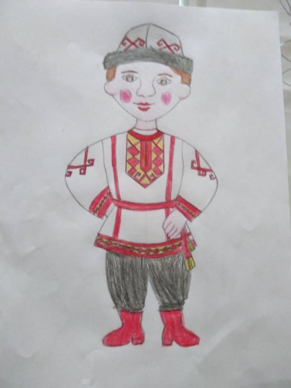 Чувашского костюма легкие