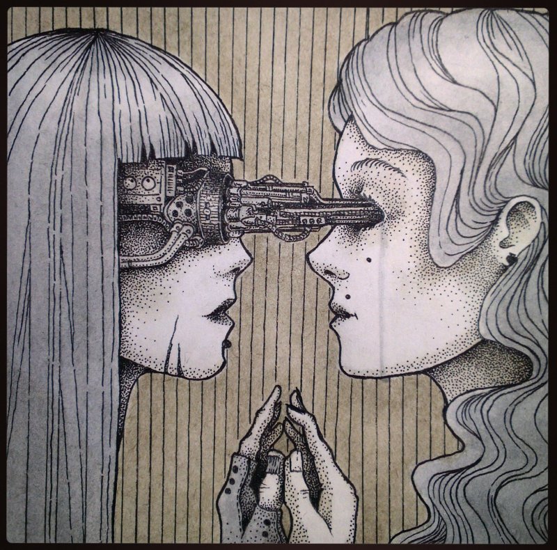 Двуличие рисунок