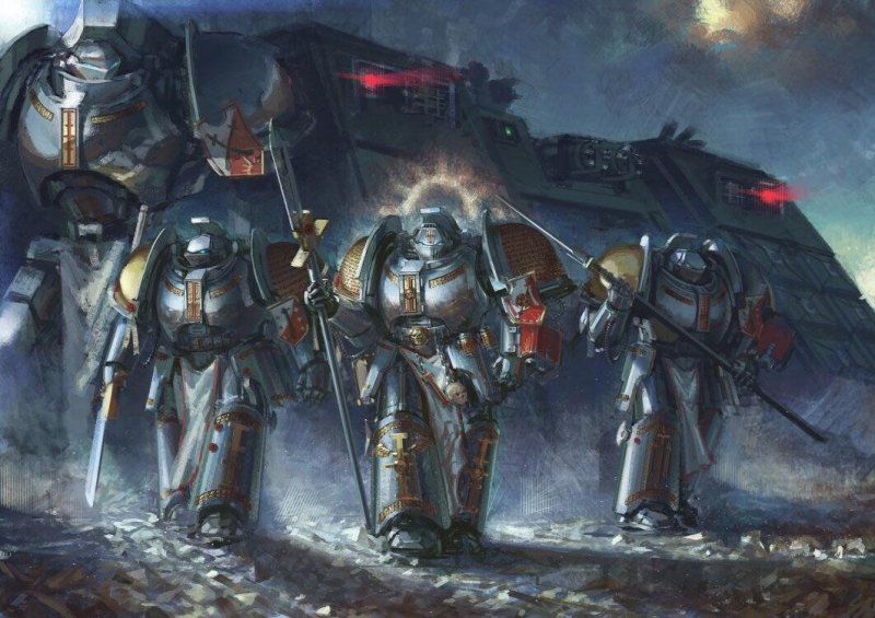 Warhammer 40k Космодесант Рыцари