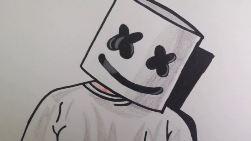 Маршмеллоу карандашом