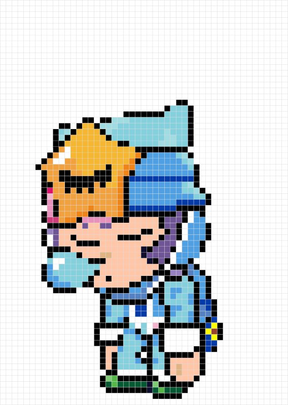brawl stars по клеточкам