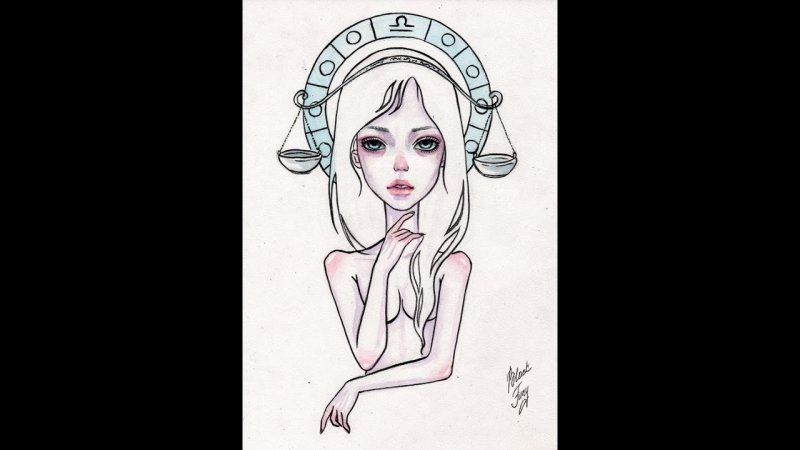 Рисунки для срисовки девушки