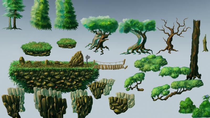 АССЕТ для игр 2d