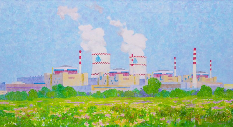 Атомная электростанция Чернобыль рисунок