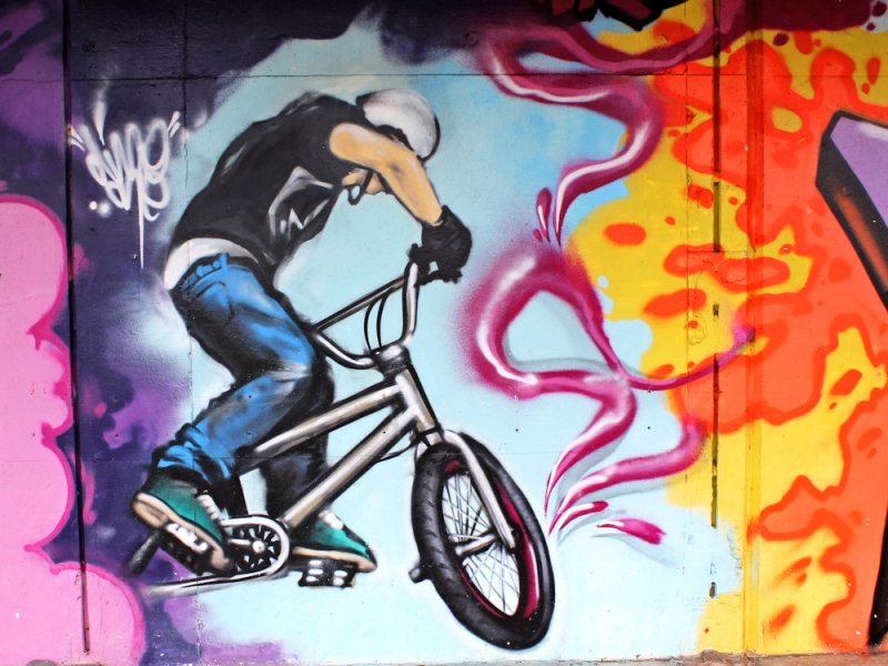 Graffiti самокат трюковой