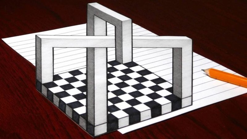 Объемные рисунки