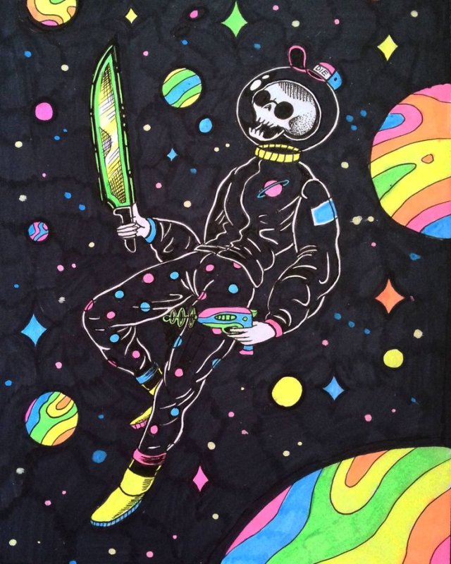 Космос рисунок