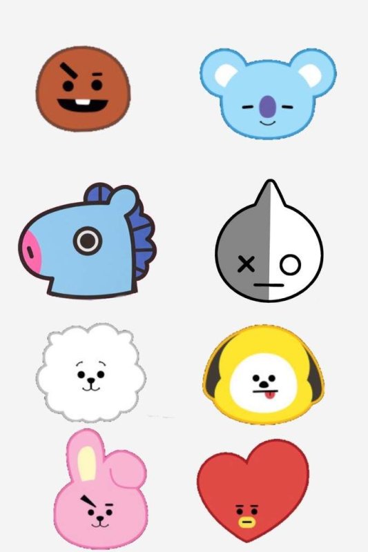 Cookie bt21 нож