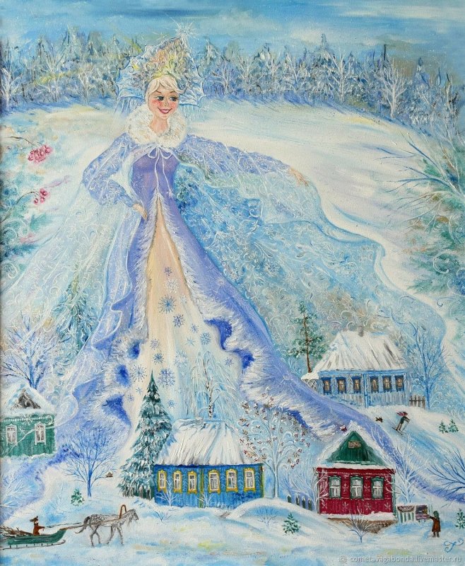 Зима рисунок