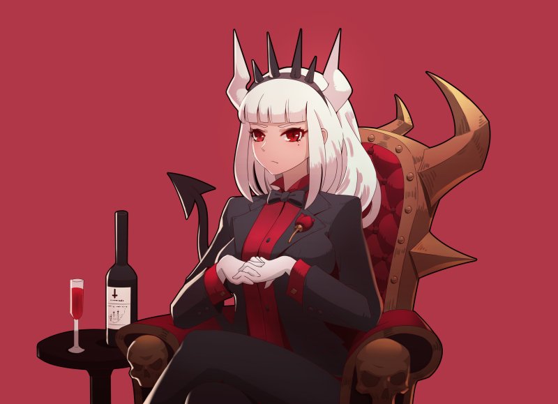 Люцифер демон Helltaker