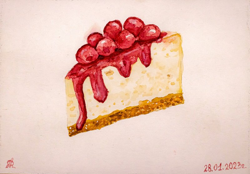 Чизкейк рисунок
