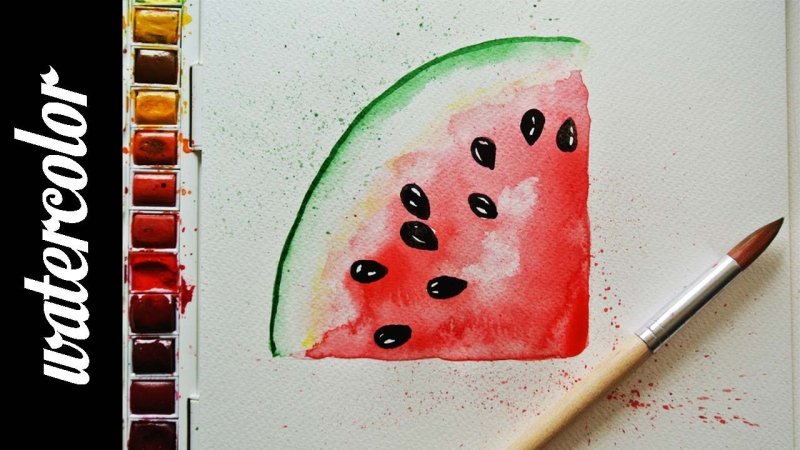 Рисунки гуашью легкие и красивые фрукты