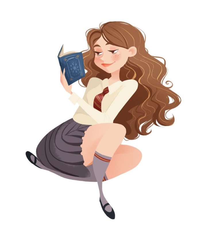 Девочка с книгой рисунок