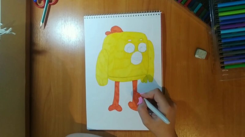 Рисовать цыпу