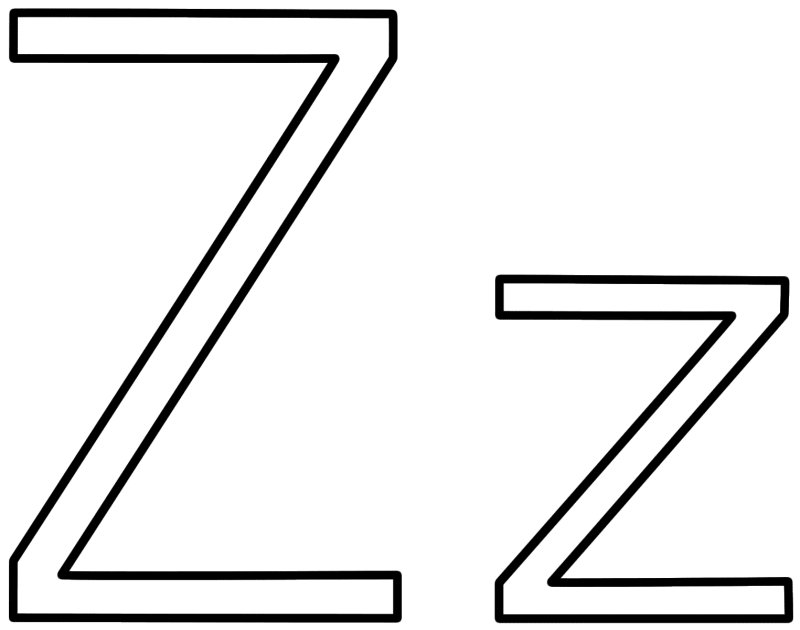 Английская буква z